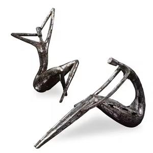 Arts de la décoration de la maison Sculpture en métal de style moderne de luxe Artisanat en métal pour hôtel/décoration de la maison Sculpture de table - Product Image 6