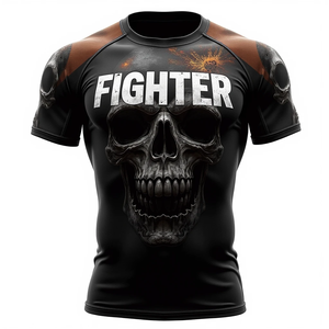 Rashguard de BJJ Personalizado al por Mayor, Sublimado, Transpirable, 100% Poliéster, Ropa Deportiva para Gimnasio, MMA, Deportes de Combate, Rendimiento Atlético, Elástico - Product Image 2