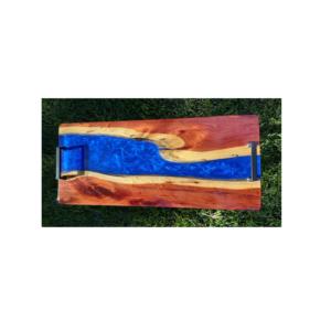 ถาดไม้เรซินอาหารและผลไม้สำหรับร้านอาหารและโรงแรมถาดเสิร์ฟอาหารทำจากเรซินขนาดพิเศษ - Product Image 4