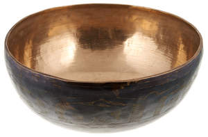 Finest Quality MZ International Tibetan Singing <b>Bowl</b> Medium Size Brass Buddhist <b>Metal</b> Handicraft Multi-Functional Decorative - Product Image 3