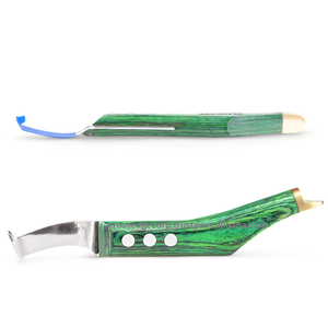 Customized Hoof <b>Trimming</b> Tools WIDE BLADE KNIFE With <b>Wood</b> Handle Veterinary Equipment Hoof Care Trimmer Cutting Efficiently - Product Image 4