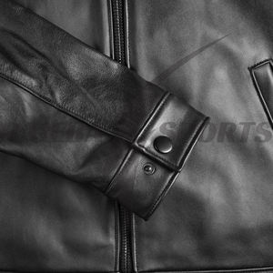 Men's Winter Vintage Genuine Leather Jacket-Classic Fashion Design High Quality Low MOQ Custom OEM Manufacturer Patchwork Front - Product Image 6