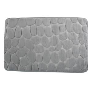 Tappetino da Bagno in Schiuma con Pietre, Grigio, 50X80 CM - Product Image 1