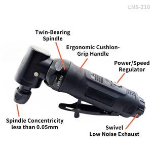 Amoladora Neumática Angular de 18,000 RPM y 0.5 HP MA-210, OEM Personalizado con 1 Año de Garantía y Entrada de Aire de 1/4NPT - Product Image 3