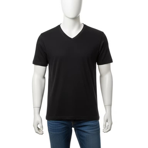 T-shirts à manches courtes en coton uni écologiques, doux, respirants, décontractés, confortables pour tous les jours, impression personnalisée, vente en gros - Product Image 1