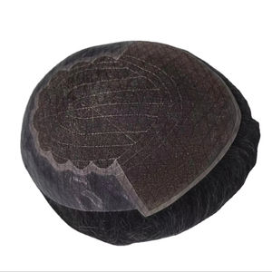 Peluca de Cabello Humano Q6 Yaki para Hombre, Tupé de Cabello Virgen Remy con Trama Única, Rizo Naturalizador Bangladash, Extensión de Cabello con Gorro Remi - Product Image 2