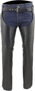 Chaps en cuir pour hommes avec design confortable réglable, pantalon chaps en cuir pour hommes avec un look décontracté et élégant, chaps en cuir pour hommes - Product Image 2