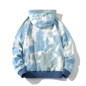 Sudadera con capucha de gran tamaño personalizada de alta calidad Tie-Dye Cotton Streetwear Sudadera ODM/OEM Impreso para hombres Mujeres Invierno - Product Image 3