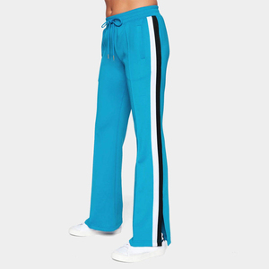 Vêtements de sport respirants 100% coton, haute qualité, faible MOQ, pantalon de survêtement évasé pour femmes - Hiver, taille élastique, logo personnalisé - Product Image 6