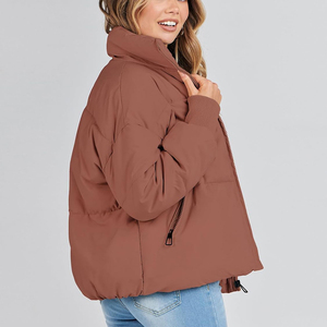 Veste d'hiver pour femmes de haute qualité-Imperméable respirant écologique à manches longues couleur unie couleurs et tailles personnalisables - Product Image 2
