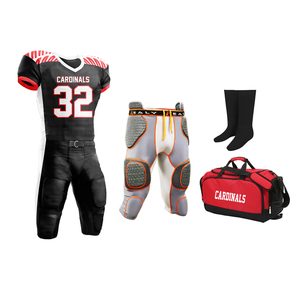 Conjunto de Camiseta de Fútbol Americano Personalizable con Estampado, Manga Corta, Transpirable, de Spandex/Poliéster, Tallas Grandes para Hombre - Product Image 3