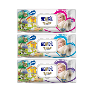 Toallitas húmedas para bebés Nemdil 72 piezas 12*18cm - 35gsm Alta calidad Mejor precio Toalla húmeda Preguntar precio - Product Image 4