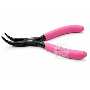 5 Inch Bent Nose <b>Pliers</b> All Black Precision Tool Wire Bending Jewelry Repair Ring Making Stainless Steel 65g Comfort Grip OEM - Product Image 2