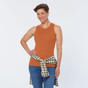 Woman Sleeveless Performance Workout Tank <b>Top</b> Lightweight and Stretchable Sportswear for Running and Gym Training - Product Image 2