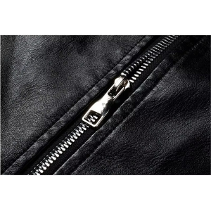 Servicio OEM, Chaqueta de Cuero de Invierno de Alta Calidad de Fábrica de Moda para Exteriores, Chaqueta de Cuero de Invierno para Mujer con Forro Cálido, Nuevo Diseño, Chaquetas de Cuero de Invierno para Hombre - Product Image 2