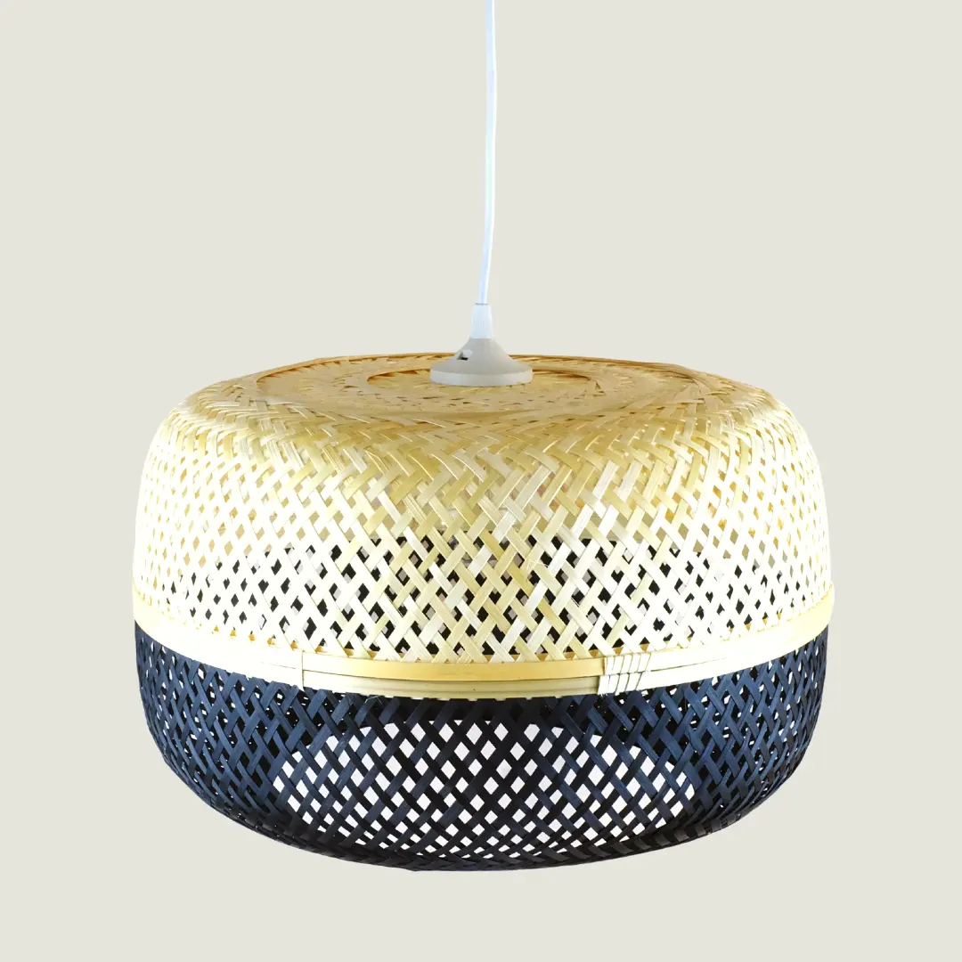 Modern Rattan Led Lantern Light Handmade Bamboo Lampshade Vintage Lamp Bamboo Chandelier Pendant Lamp For Export In Bulk