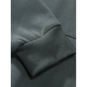 Sweat-shirt à capuche streetwear personnalisé de haute qualité, en molleton surdimensionné, imprimé, épaules tombantes, lavé, pour homme - Product Image 6