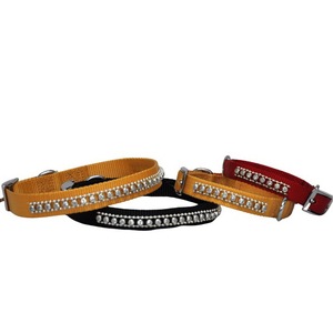 Personalized Simple Nylon Cat <b>Collar</b> with Jewelry Design - Product Image 2