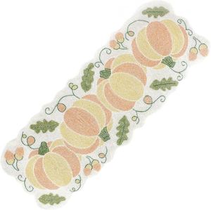 Merveilleux Design Perlé Tissu Décoratif Indien À La Main Tissu Napperon Dessous De Verre Table 1 Chemin Avec 6 Tapis Perlé Chemin De Table - Product Image 2