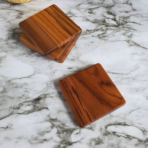 Sous-verres en bois durables, vaisselle absorbante - Product Image 1