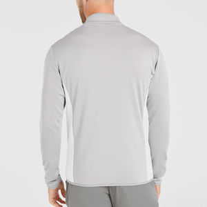 Sweat-shirt en molleton 100% coton pour homme, coupe classique, col rond, décontracté, broderie, hiver, uni, respirant, séchage rapide - Product Image 5