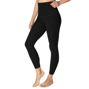 Pantalones de Punto Transpirables de Cintura Alta para Mujer, de Secado Rápido, Casuales, de Algodón/Poliéster, con Logotipo Personalizado, Peso de Tela de 180g, para Actividades al Aire Libre - Product Image 2
