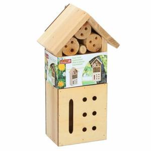 ไม้ธรรมชาติ3ชั้นบ้านแมลงผึ้งสวนอุปกรณ์แมลงโรงแรมที่พักพิงกล่องรัง - Product Image 4
