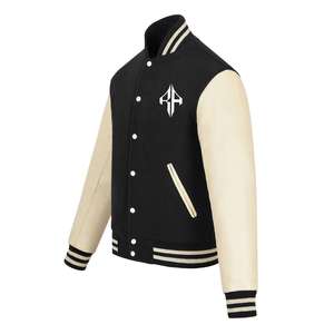 Nueva chaqueta de invierno con logotipo personalizado de tendencia superior, chaqueta universitaria con cuello acanalado transpirable de poliéster 100% de ATLANTIC - Product Image 3