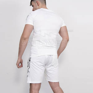 Summer Training & Jogging Wear Clothes Men <b>Short</b> Sleeve T <b>shirt</b> And <b>Shorts</b> <b>Set</b> 2 Piece <b>Shorts</b> Track Suits Man Jogger Tracksuits - Product Image 4