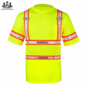 Camisetas de Seguridad de Alta Visibilidad 2025 Premium, Logotipo Personalizado, Venta al por Mayor, 100% Algodón, Impermeables, Reflectantes, Anti-UV, Transpirables - Product Image 6