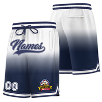 Short de basket-ball en polyester sublimé à double couche, coupe athlétique, séchage rapide, avec poches zippées.