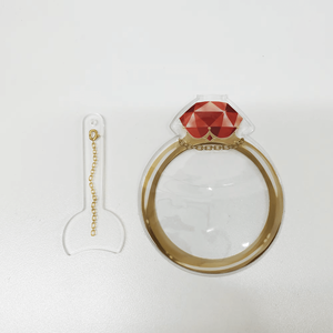 แบรนด์ hagoromo ฝาปิดป้าย PVC kpop ที่ปิดแหวน180Â ° สีแดงสามารถปรับแต่งของขวัญตามต้องการได้จากแบรนด์ - Product Image 4