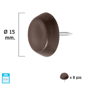 Deslizador Pequeño Marrón O/15 (Paquete de 8 en Blíster) - Product Image 1