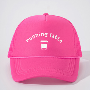 Venta al por mayor de gorra de camionero con logotipo personalizado bordado 100% poliéster deportes correr Snapback gorra de béisbol 5 paneles de malla de espuma en blanco deportivo - Product Image 5