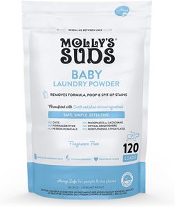 Lessive en poudre Molly's Suds pour bébé, sans parfum, formule extra douce pour nouveau-nés, détachant pour excréments et vomissements - Product Image 3