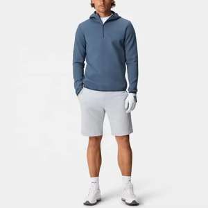 Haute qualité 100% coton couleur bloc mode pull hommes grande taille à la mode décontracté haut de sport - Product Image 6