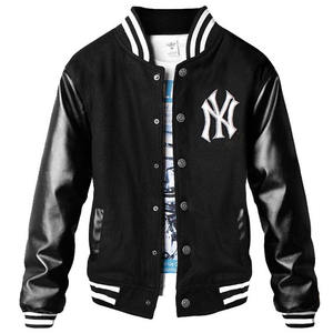 Chaquetas de béisbol con bordado de chenilla de lana de lujo de alta calidad 2024, chaqueta universitaria de calle fina personalizada para invierno - Product Image 1