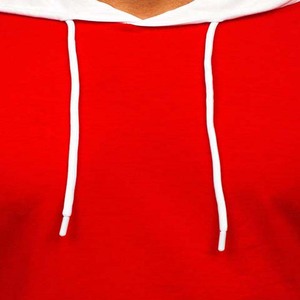 Sudaderas con Capucha para Hombre, Otoño, Color Rojo, Poliéster/Algodón, Servicio OEM/ODM, Manga Corta, Bordadas, Venta al Por Mayor - Product Image 4