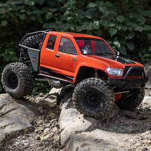 Axial SCX6 Trail Honcho, camion tout-terrain électrique à <span class=keywords><strong>moteur</strong></span> brossé à l'échelle 1/6, <span class=keywords><strong>RC</strong></span> Rock Crawler 4x4, rouge, grande taille, modèle de voiture de loisir RTR - Product Image 2