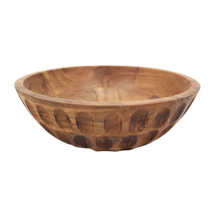 Tazón para Servir de Madera de Mango con Aspecto Simple y Pulido, Ecológico, para Bodas, Hogar, Hotel y Restaurante - Product Image 6