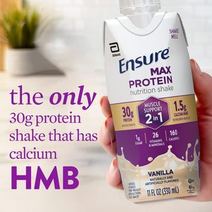 Batido de Proteínas Ensure Max Listo para Beber |   Vainilla |   11 onzas líquidas, paquete de 12 - Product Image 6