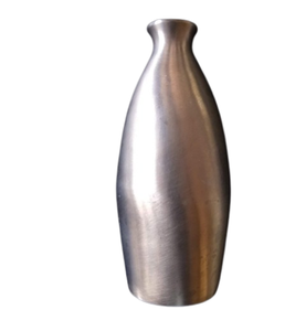 Centros DE MESA DE BODA modernos Acabado en plata Diseño de nariz con ojos Florero para decoración de mesa de boda Suministros Jarrones de metal - Product Image 4