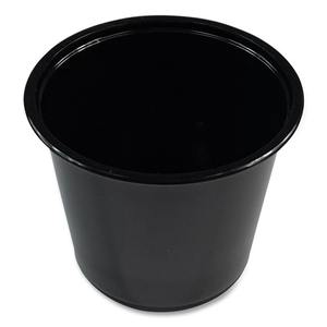 Boardwalk 5.5 Oz. Vasos Desechables Negros de Polipropileno para Soufflé/Porciones, 2500 Unidades por Caja - Product Image 2