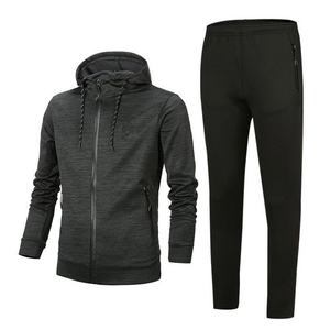 Nuevo y elegante conjunto de chándal de gran tamaño transpirable para hombre, conjunto de chándal de algodón 100%, chándal personalizado, ropa deportiva Unisex - Product Image 3