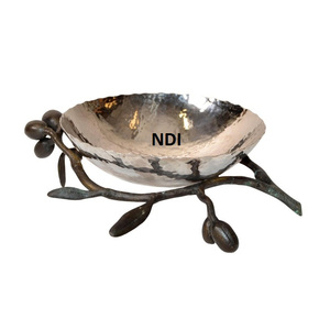 Cuenco de Metal de almacenamiento de alimentos con acabado brillante, decorativo hecho a mano, superventas, cuenco de servidor de frutas de Metal de tendencia superior - Product Image 5