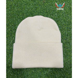 High Quality All-Over Print Jacquard Knit Beanie Hat 100% Wool Casual Wear for Adults Camouflage for Outdoor Logo Display - Product Image 1