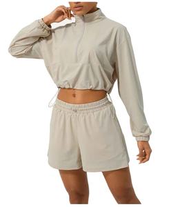 Pantalon de survêtement deux pièces long pour femme, automne-hiver, brodé, motif uni, boutonné, extensible, pour activités de plein air 2026 - Product Image 1