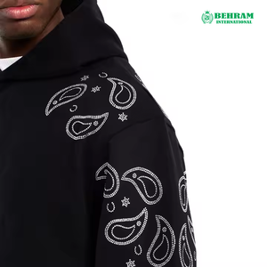 Fournisseur pakistanais de sweats à capuche unisexes en sublimation, vêtements de rue, nouvelle mode, haute qualité, 100% coton, molleton/tissu éponge français, séchage rapide - Product Image 4