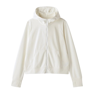 Sweat-shirt à capuche pour femme, fermeture éclair intégrale, en molleton de coton épais, avec logo et doublure, style décontracté, vente en gros, fabrication sur mesure - Product Image 2