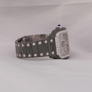 Montre Moissanite personnalisée avec testeur de diamants DEF couleur VVS montre glacée Hiphop montre Moissanite pour hommes - Product Image 2